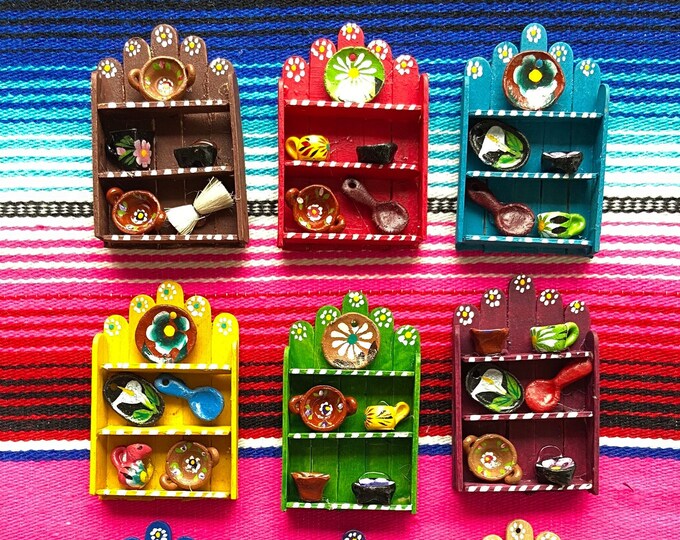 Mexican Mini Kitchen, Mexican Miniatures, Mexican Mini Clay Pots Etsy