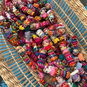 Worry dolls, Mexican dolls, Quitapena doll