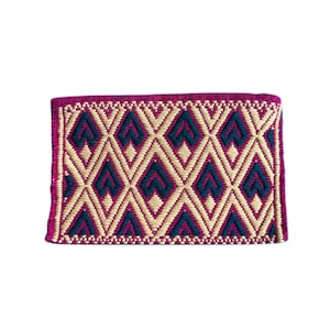 Mexican purse, Mexican woven coin purse, Mexican wallet