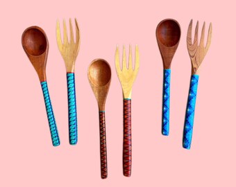 Mexican Wooden Spoons, Oaxaca Handmade Salsa spoon