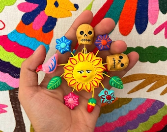 Mexican sun wall art, Mexican wall art, Mexican folk art