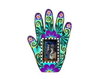 Mexican Tin Nicho, Day of the Dead Folk Art Shadow Box