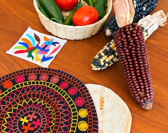 Tortilla warmer, tortilla holder, tortillero, mexican kitchen decor