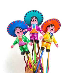 Mexican baby rattle, Wedding maracas, Paper mache art, Mexican folk art