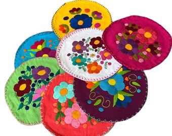Bestickter Tortilla wärmer, Tortillahalter, Tortillero