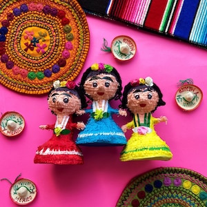 Mini-Pinata, Frida Mini-Pinata, Fiesta-Party-Dekoration, mexikanische Party-Dekorationen