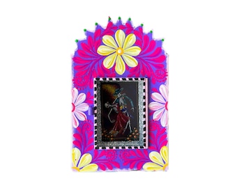 Mexican Tin Nicho, Day of the Dead Folk Art Shadow Box