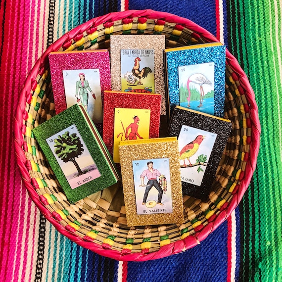 Mexican loteria wedding favors Loteria match box Mexican Etsy