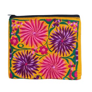 Bolsa mexicana bordada, clutch mexicano, monedero mexicano