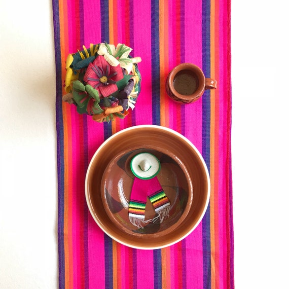 Mexican Table Runner Mexican Tablecloth Fiesta Decorations Etsy