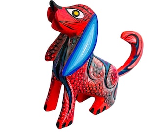 Mini Alebrije, Oaxacan Folk Art Dog