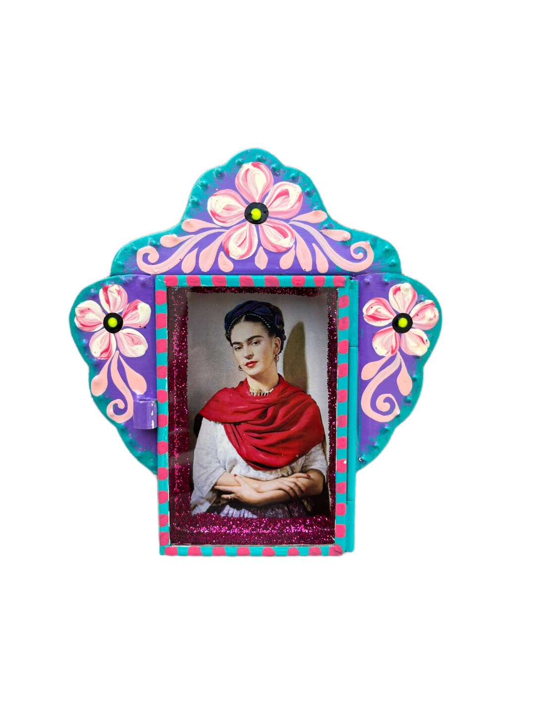 Mexican Tin Nicho, Mexican Folk Art, Mexican Wall Decor, Mexican Tin