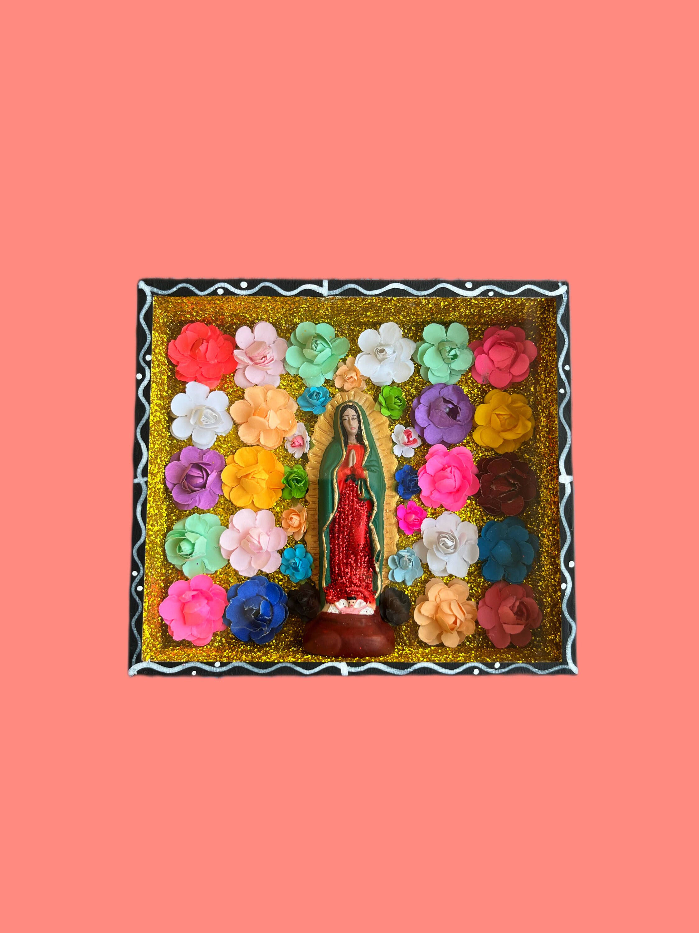 Virgin of Guadalupe Lady of Guadalupe Shadow Box Mexican - Etsy