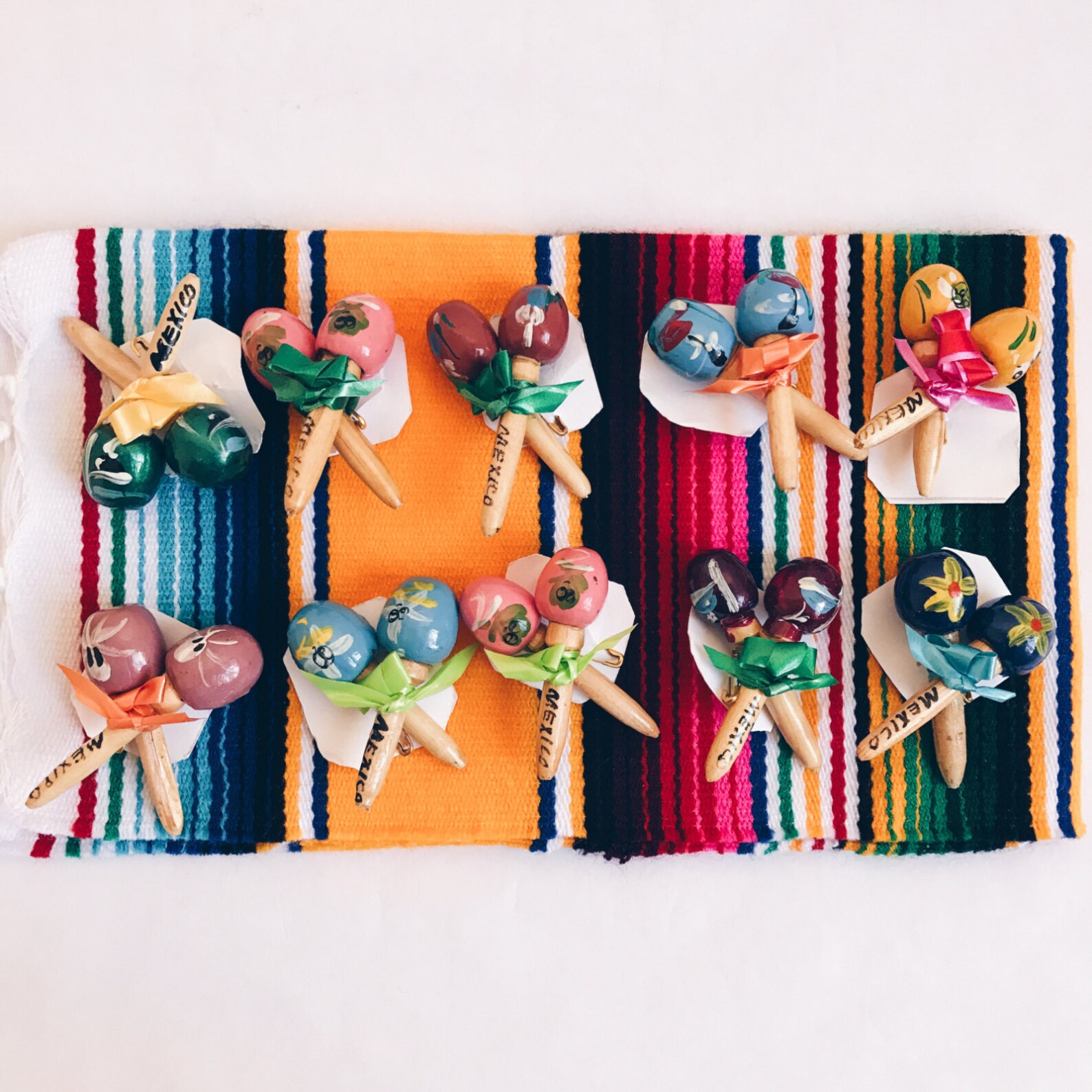 Mini Maracas Mexican Maracas Mexican Favors Fiesta Favors Etsy