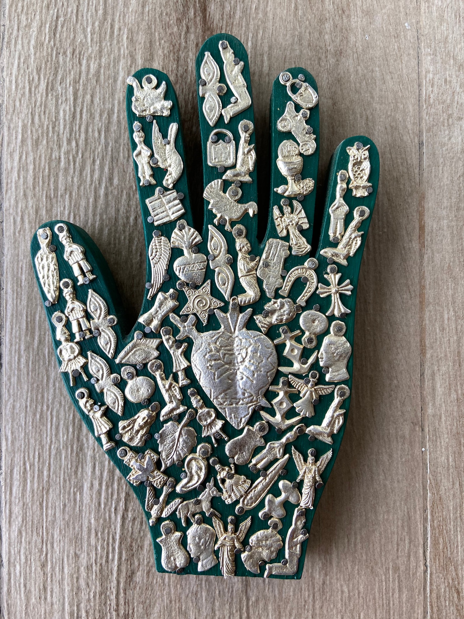 Milagros hand mexican milagro charms Mexican folk art Etsy