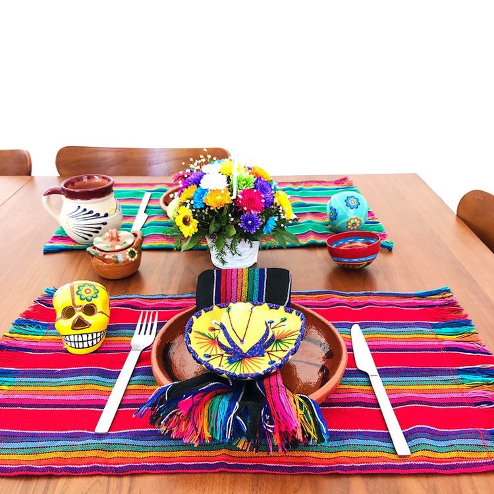 Mexican Placemats for Mexican Party Decorations Fiesta Etsy