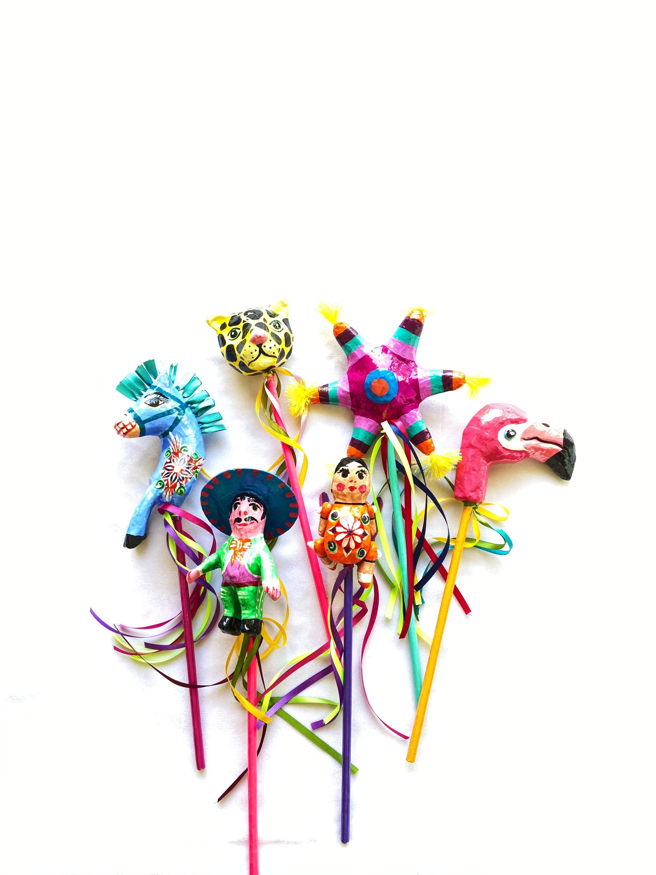 Mexican Toy Rattle Mexican Paper Mache Baby Rattle, Wedding Maracas, Folk Art - Etsy