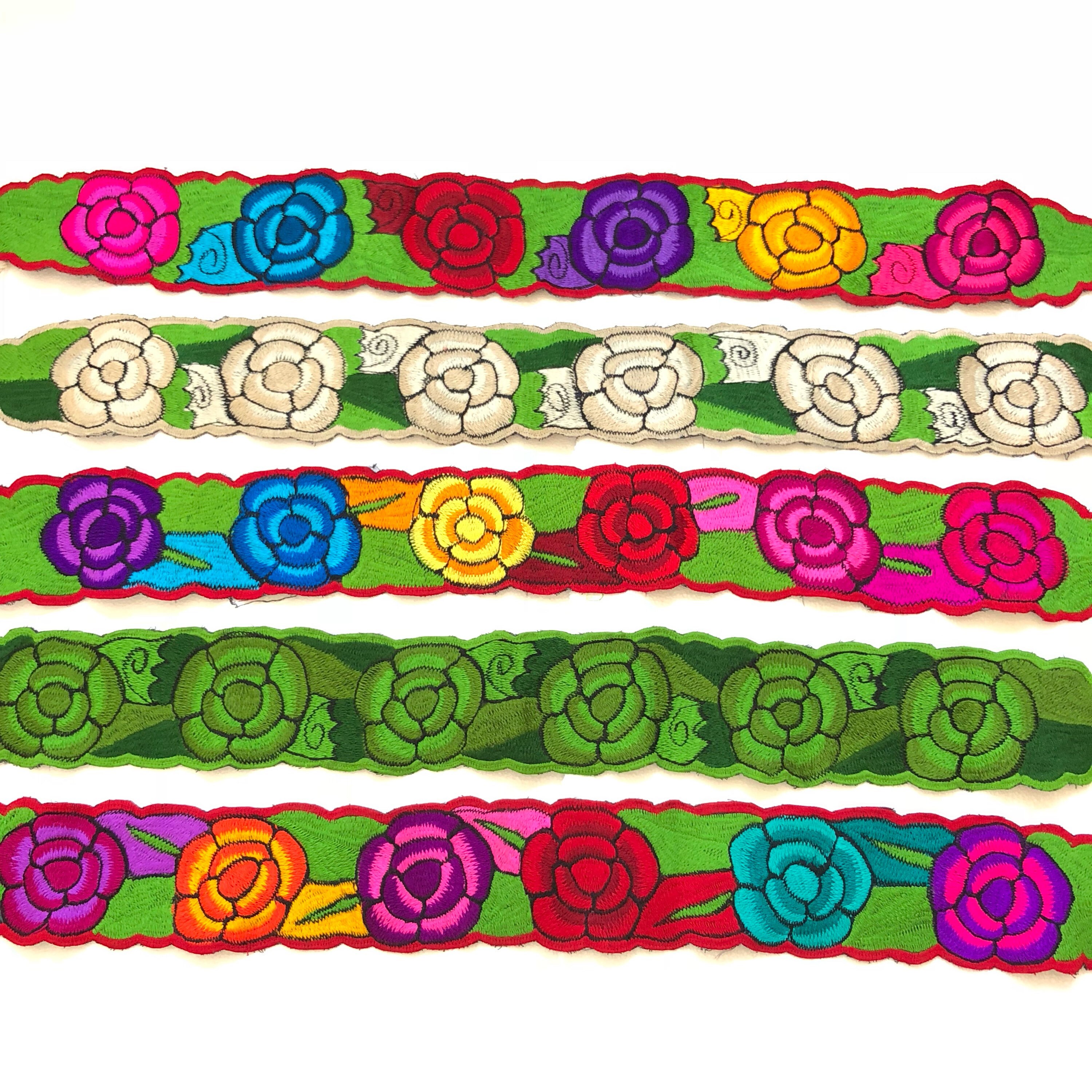 Mexican belt Mexican embroidered belt Handwoven belt Fiesta Etsy