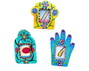 Mexican Tin Magnet, Loteria Kitchen Decor, Nicho box
