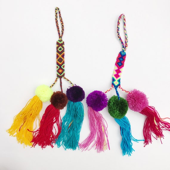 Mexican pom pom best sale keychain