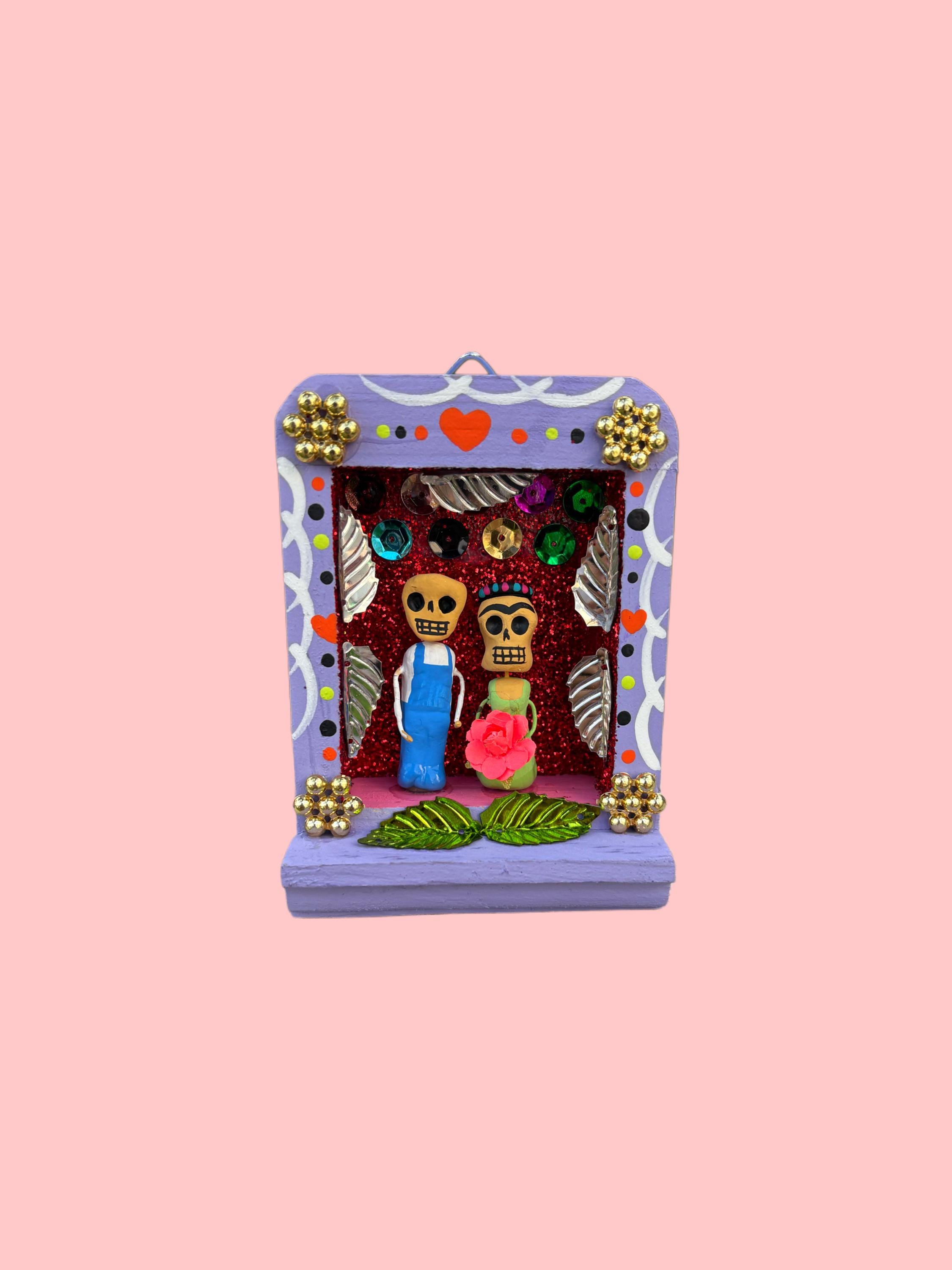 Mexican Shadow Box, Mexican Folk Art, Day of the Dead Art, Mexican