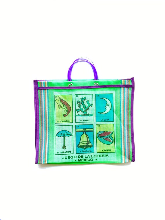 Mexican Mesh Market Bag Siren Lg Loteria Eco Reusable Sturdy Tote Various Colors Mexican Mesh Market Bag Siren Lg Loteria Eco Reusable Sturdy Tote Various Colors