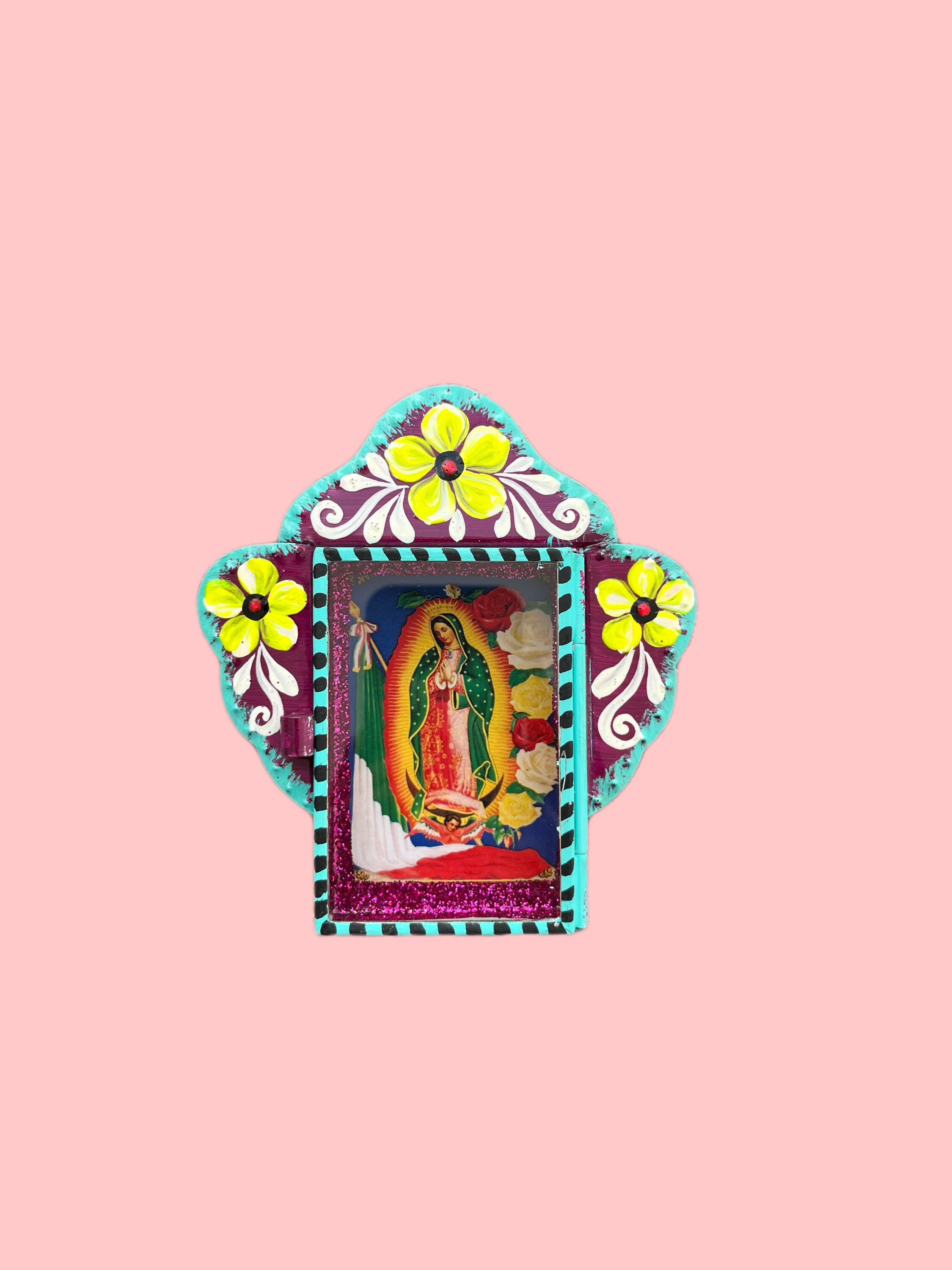 Virgin of Guadalupe Tin Nicho Mexican Folk Art Mexican - Etsy