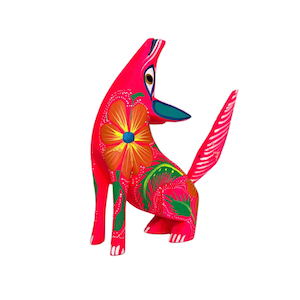 Mexican Alebrije, Alebrije, Oaxacan wood carving, Coyote Alebrije