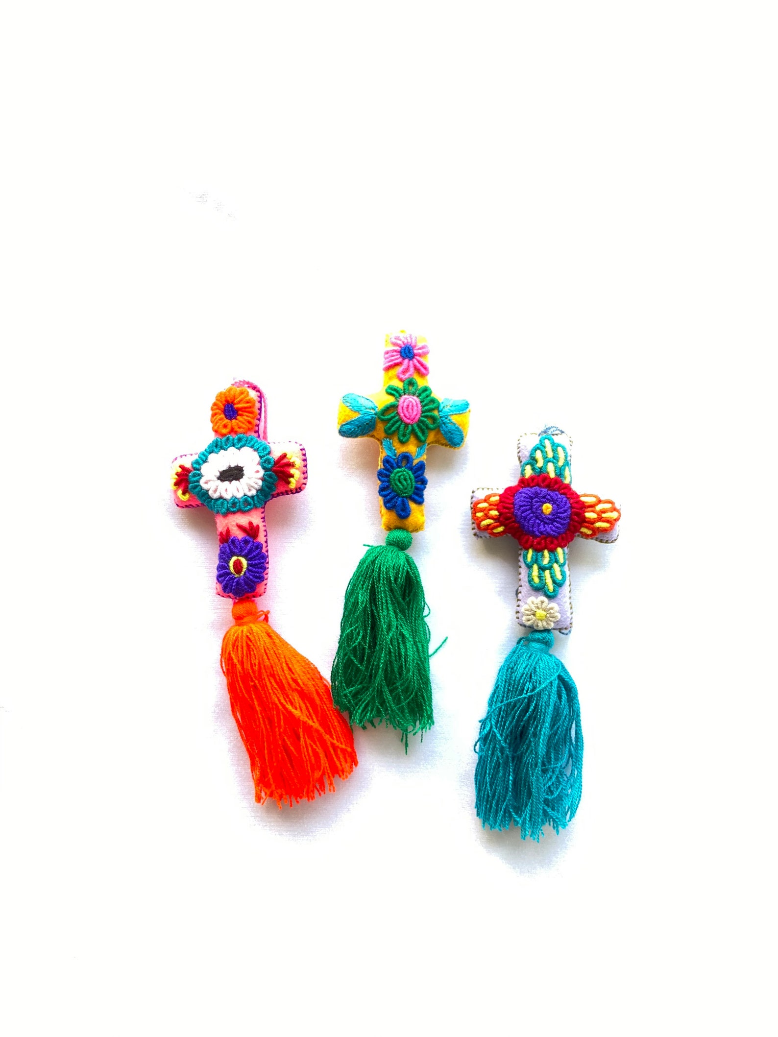 Pom Pom Keychain Pom Pom Bag Charm Pom Pom Tassel Mexican Etsy