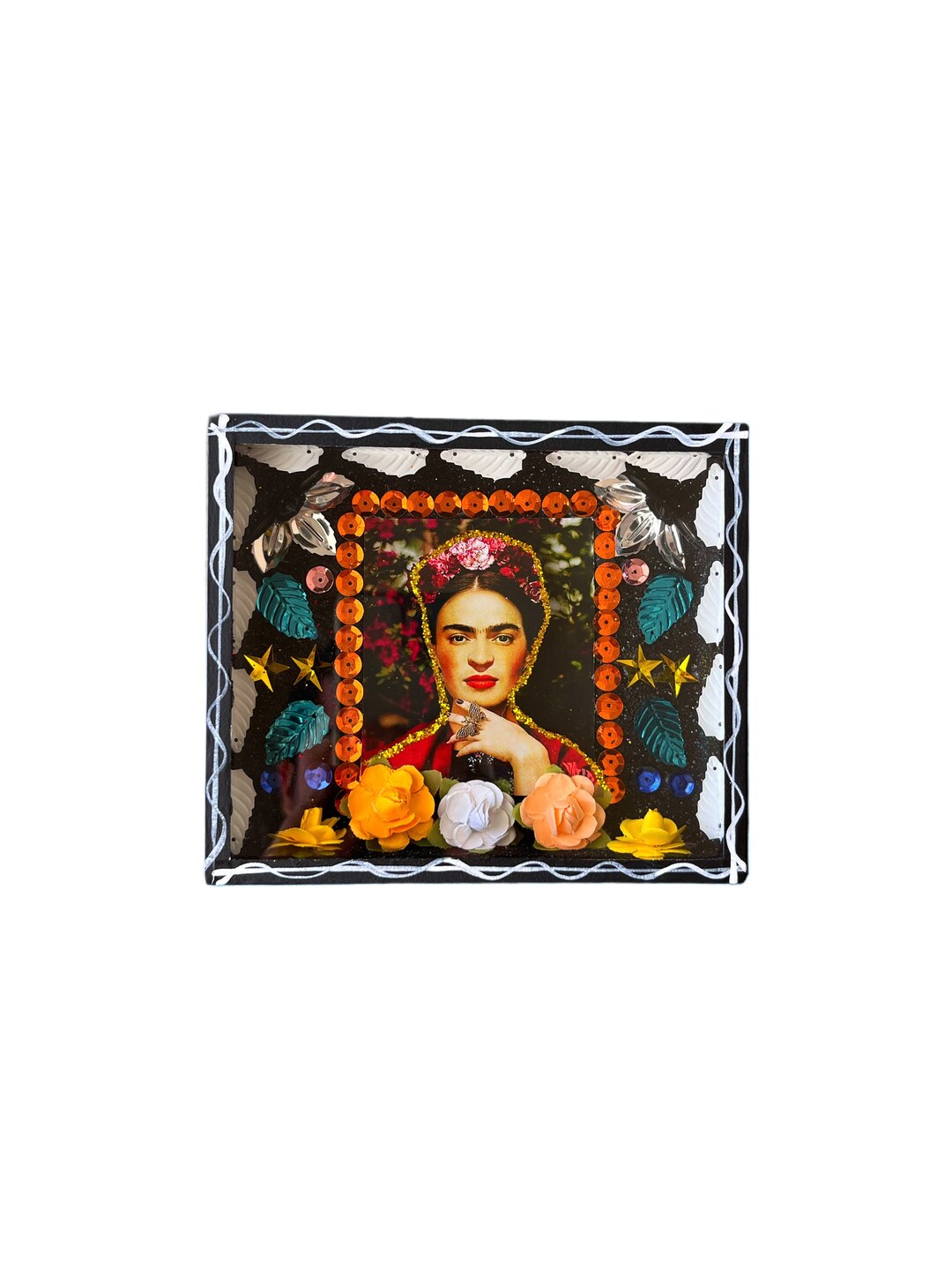 Frida Kahlo Nicho Shadow Box, Mexican Folk Art Decor - Etsy