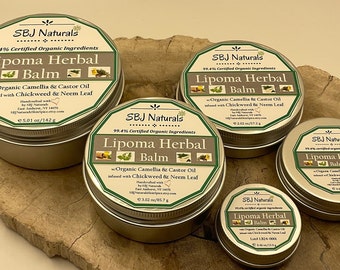 Lipoma Herbal Balm//FREE SHIPPING//4 sizes-Sm-1oz//Md-2oz //Lg-3oz //ExLg-5oz - free travel 0.5oz size with Lg-ExLg purchases