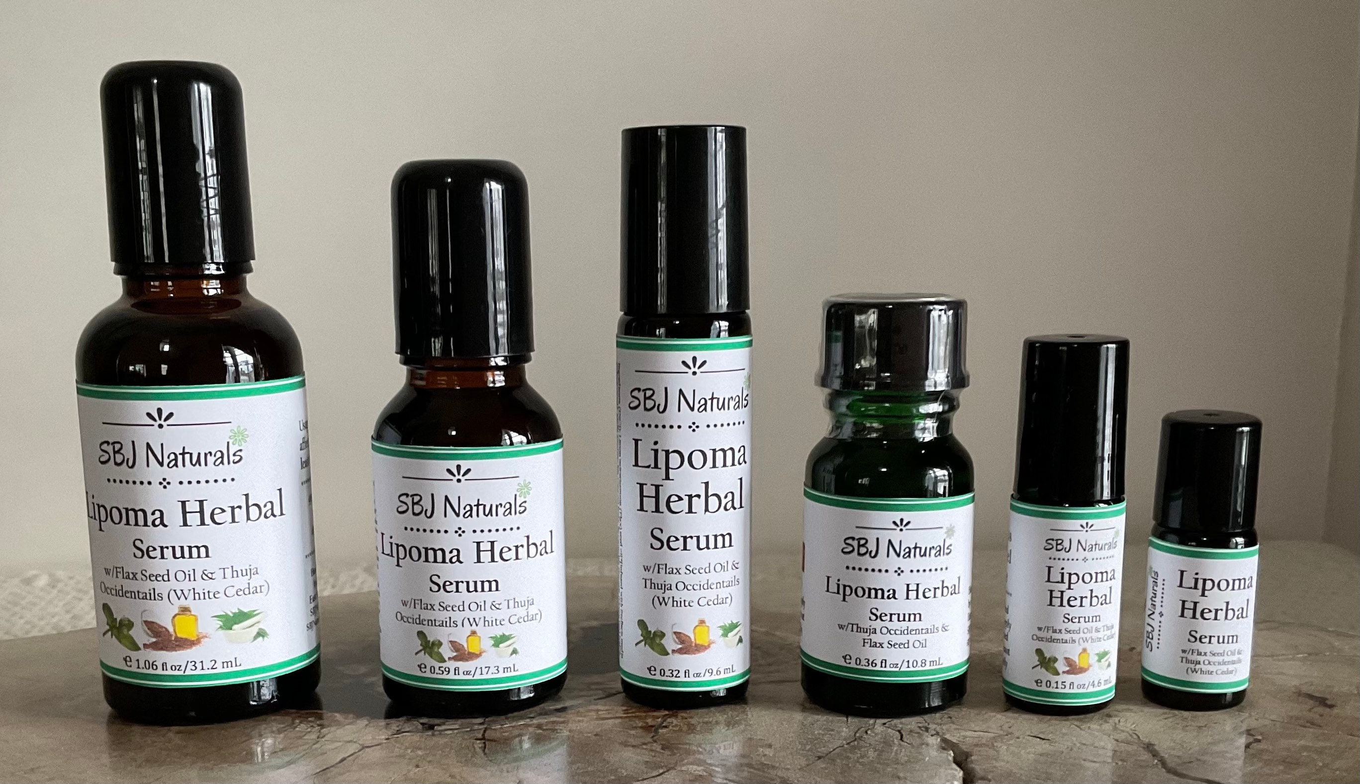 All Natural Lipoma Herbal Serum//FREE US Shipping //Sizes Lg 30mL, Md…