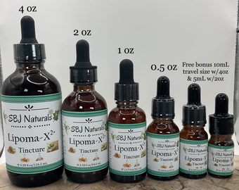 Organic Lipoma-X2+ Tincture - Free travel size w/Lg purchase// FREE US SHIPPING