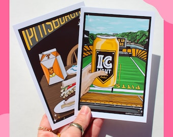 jeet yet? pittsburgh mini print, yinzer illustration, city of pittsburgh wall art prints, housewarming gift for yinz, pittsburgh icons funny