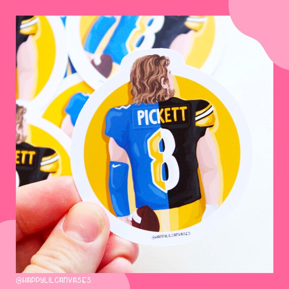 Kenny Pickett Stickers Pittsburgh Steelers Fan Sticker Decal Etsy
