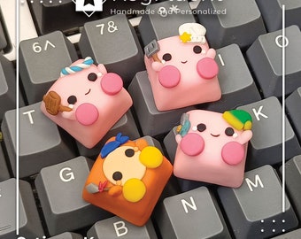 Monstruo de gota artesanal Keycappink