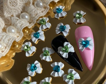 kawaii ribbon nail charm