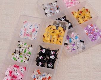 kawaii cute nail charms lot