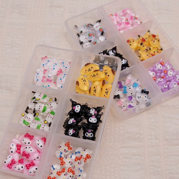 kawaii cute nail charms lot