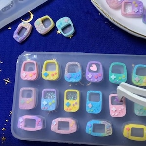 Gameboy nail charm/shaker mold