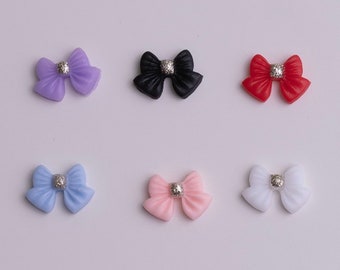 coquette aesthetic 3D ribbon nail charms