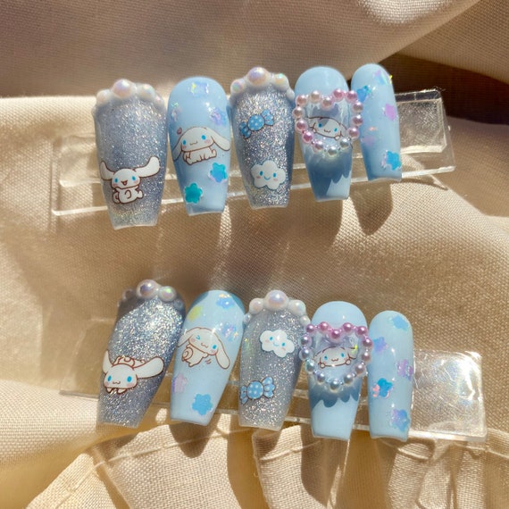 Cinnamoroll character sanrio press on nails Etsy Schweiz