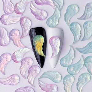 Fairy wings nail charms