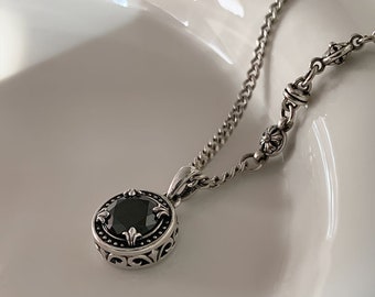 Collier en obsidienne élégant, bijoux spirituels pour femmes, bijoux en obsidienne dorée, minimaliste, collier de protection, bijoux en cristal de guérison