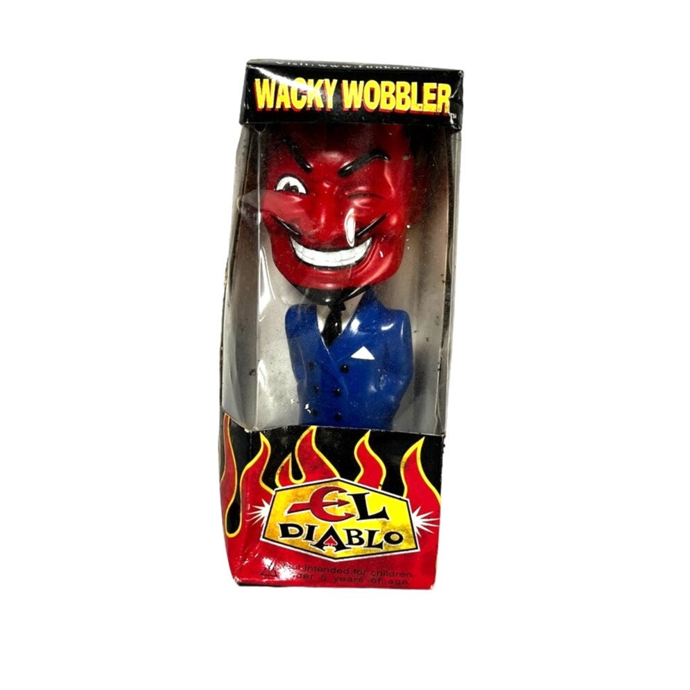 アメコミ Funko wacky wobbler el DIABLO BLUE wacky-wobbler-funko-el-diablo-