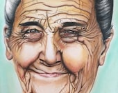 Custom Full-Colour Hand-Drawn Portraits from Your Photo in B&W, Rosy Tint or Colour 11x 14' on 110GSM Paper - Pencil/Pastel/Charcoal/Crayon