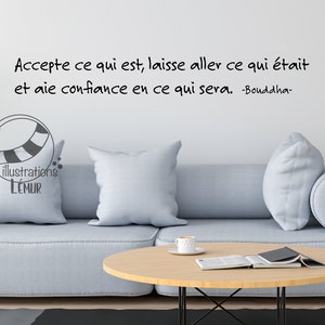Citation Accepte Ce Qui Est Laisse Aller Ce Qui Etait Et Aie Etsy New Zealand