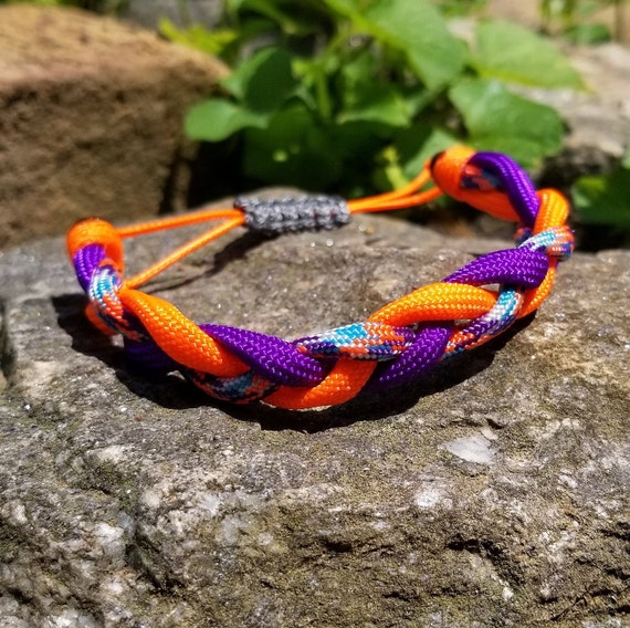 Orange Micro Cord Bracelet