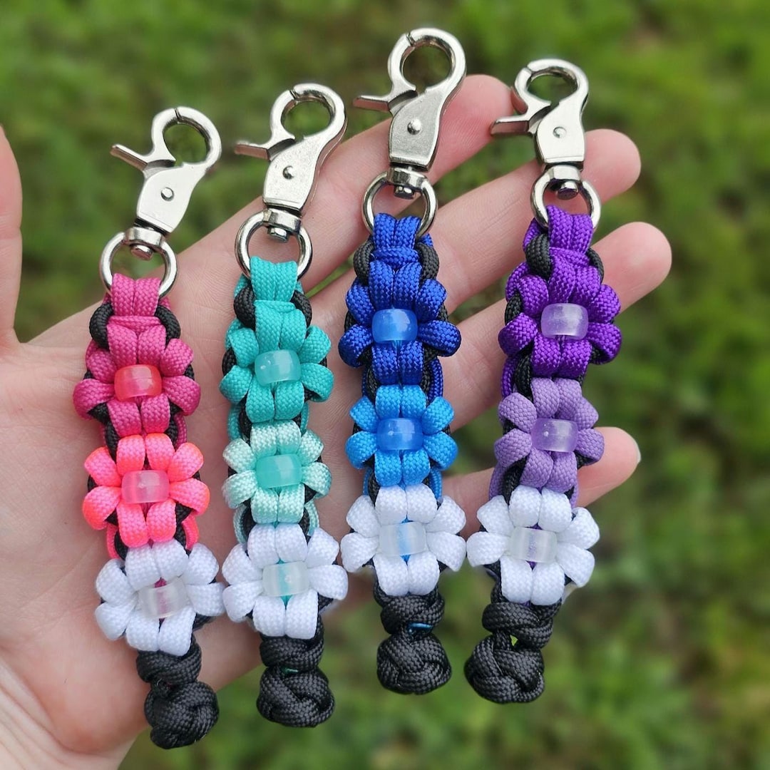 ★BLACK PURPLE☆Charlang Keyring Our Legacy - Hand Keyring Black Leather