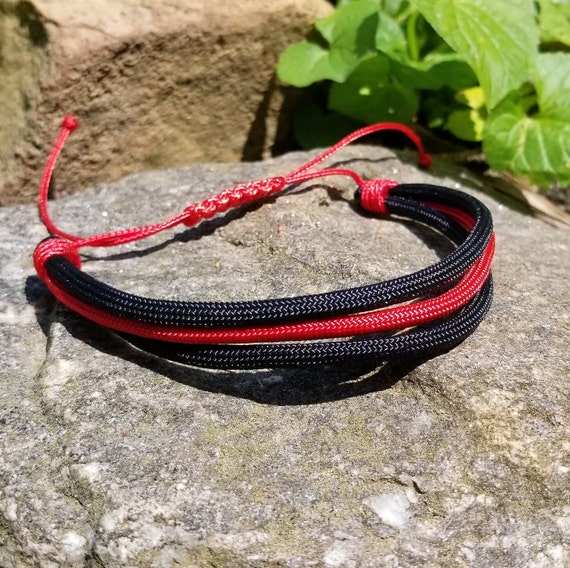 Adjustable Minimalist 550 Paracord Micro Cord Bracelet One Size